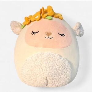 Squishmallows Sophie the Lamb with Flower Crown Plush 12" Easter 2022 EUC